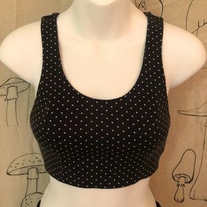 Polka dot crop top